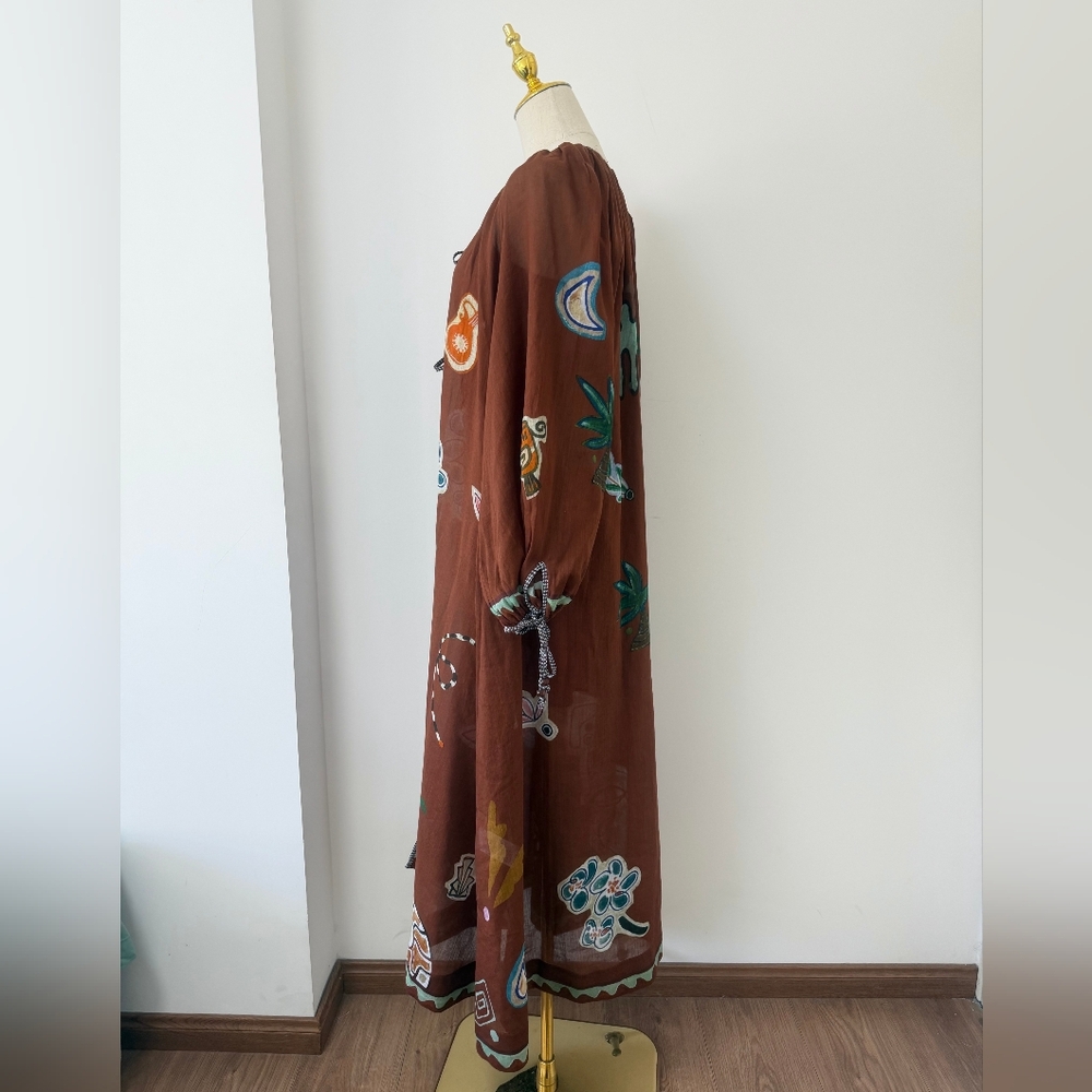 Alemais x LRNCE Laurence ramie and cotton maxi dress - Picture 8 of 11